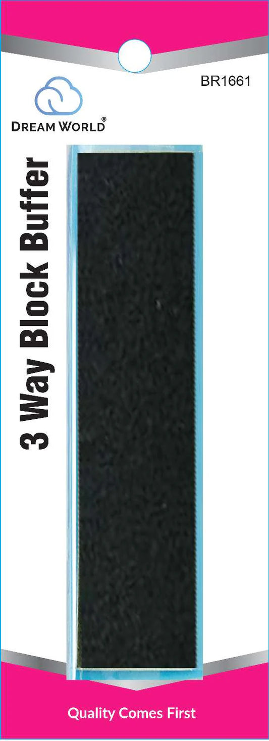DREAM NAIL FILE BLOCK BUFFER 3 WAY. BR1661