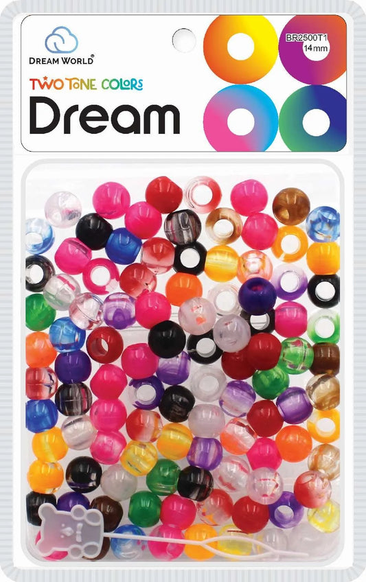 Dream beads 14mm two tone 48 pcs. BR2500T1