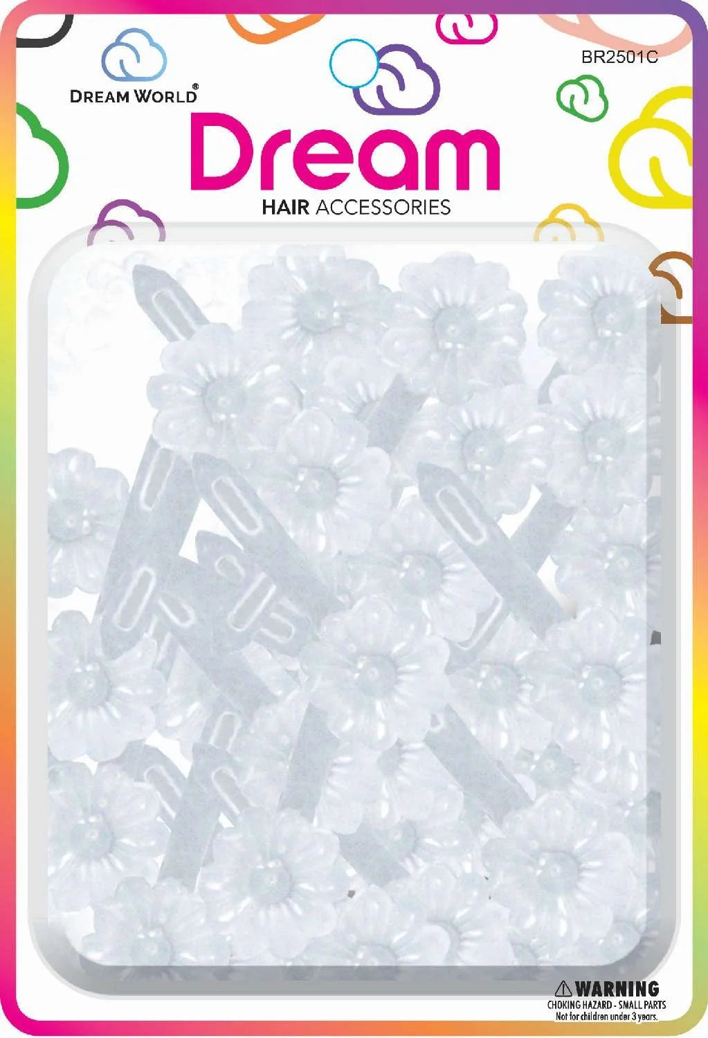 Dream kids hair barrette. Clear. BR2501C