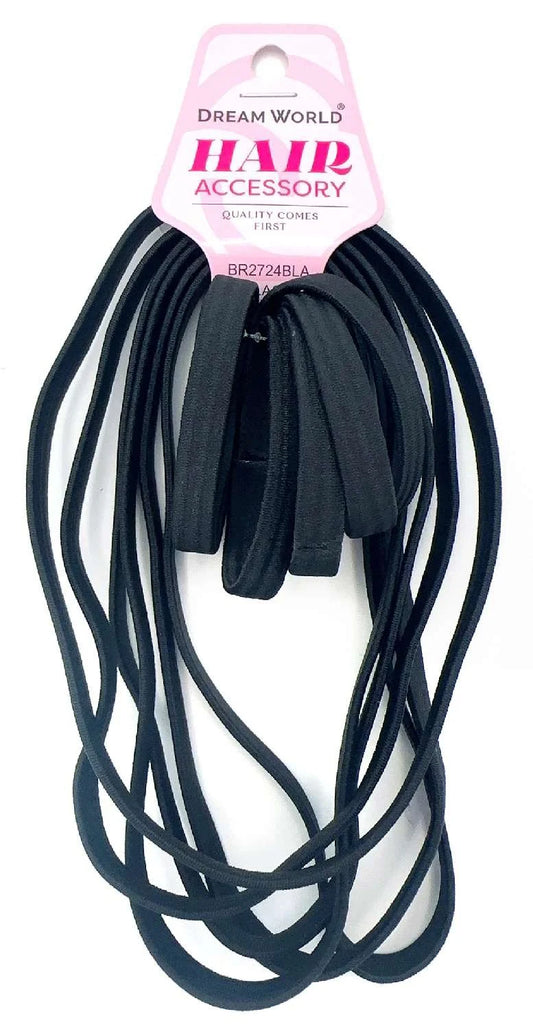 Dream ponytail holder. Black. Br2724BLA