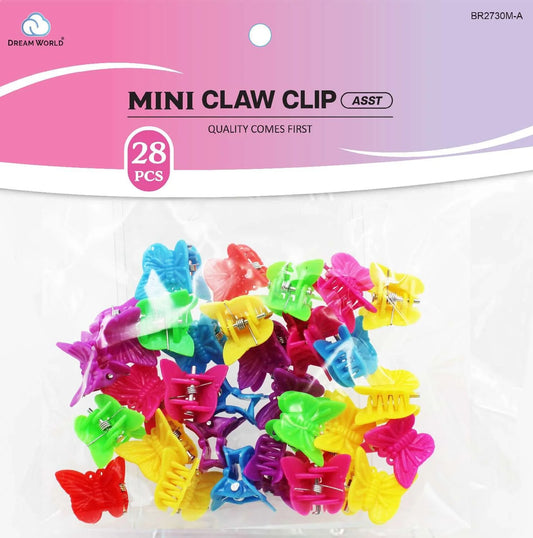 Dream world mini claw clip. 28 pcs. Br2730M-A