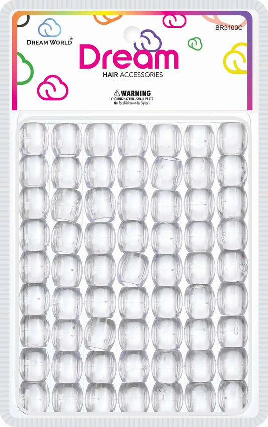 Dream beads 16mm 62pcs clear. br3100C