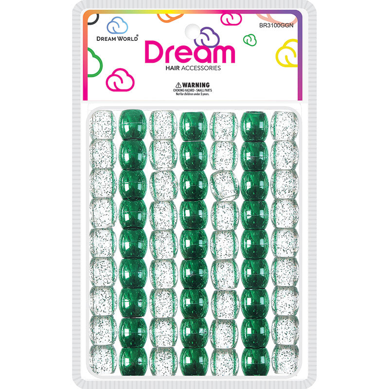 Dream world glitter hair beads. Br3100GGN