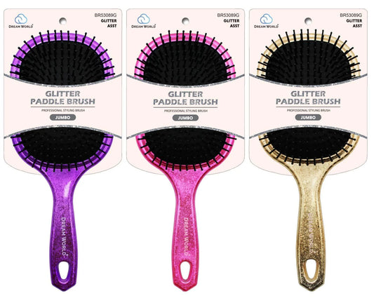 DREAM PADDLE BRUSH GLITTER JUMBO. BR53089G