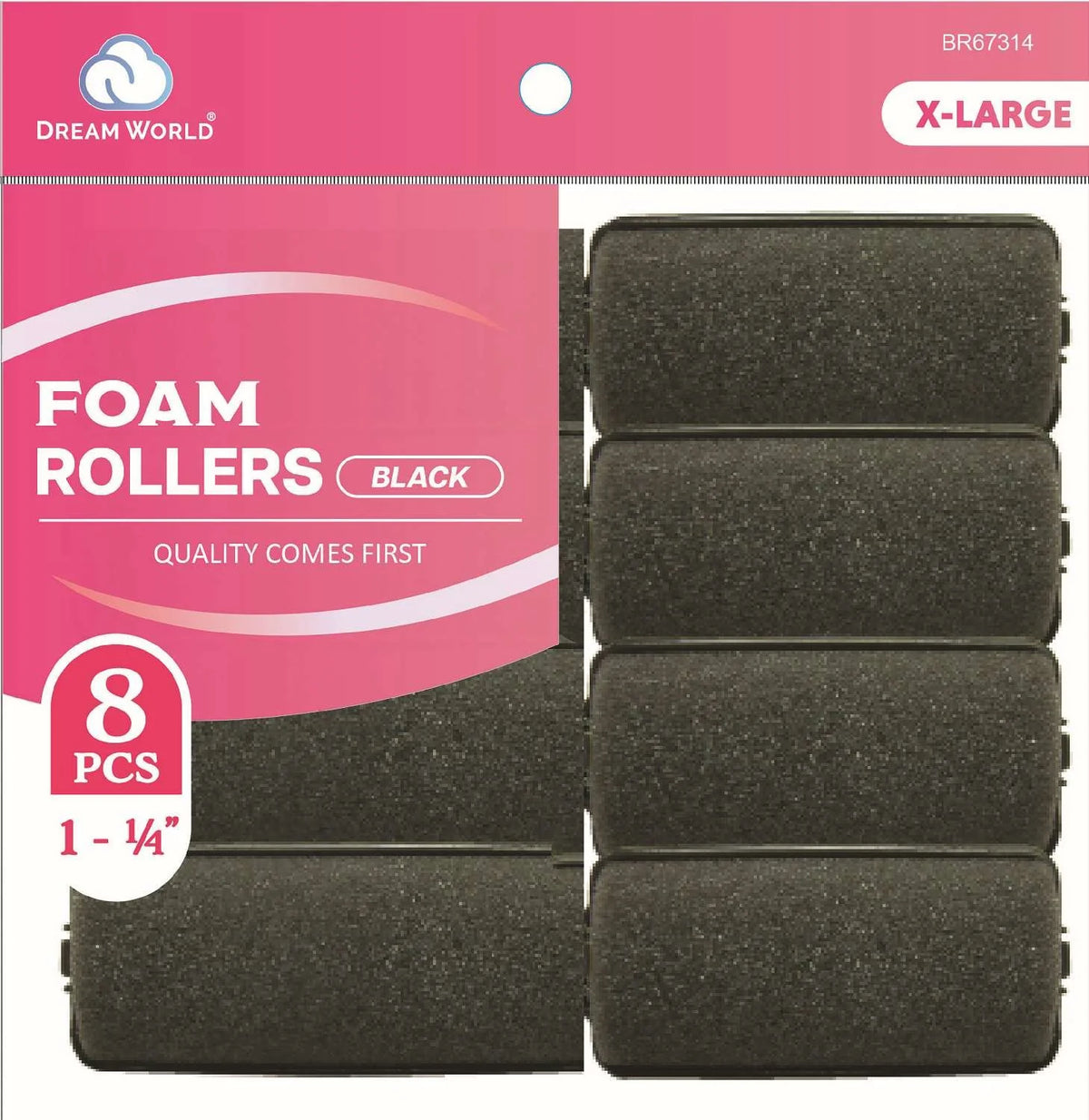 Dream Foam Rollers X-Large. 8pcs br67314