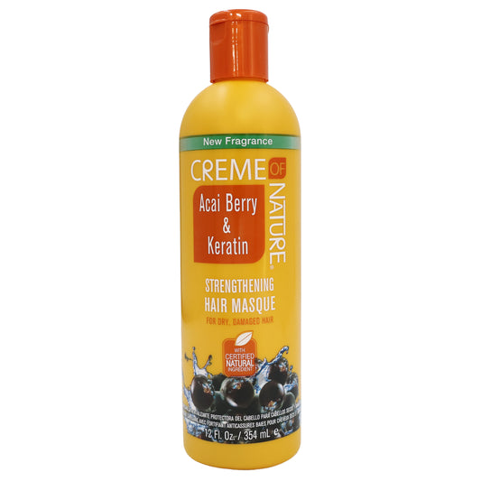 Creame of Nature Acai Berry & keratin strengthening hair mask