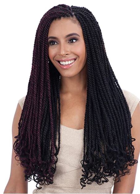 Freetress Equal Synthetic Hair Braids Double Strand Style Cuban Twist Braid 24"