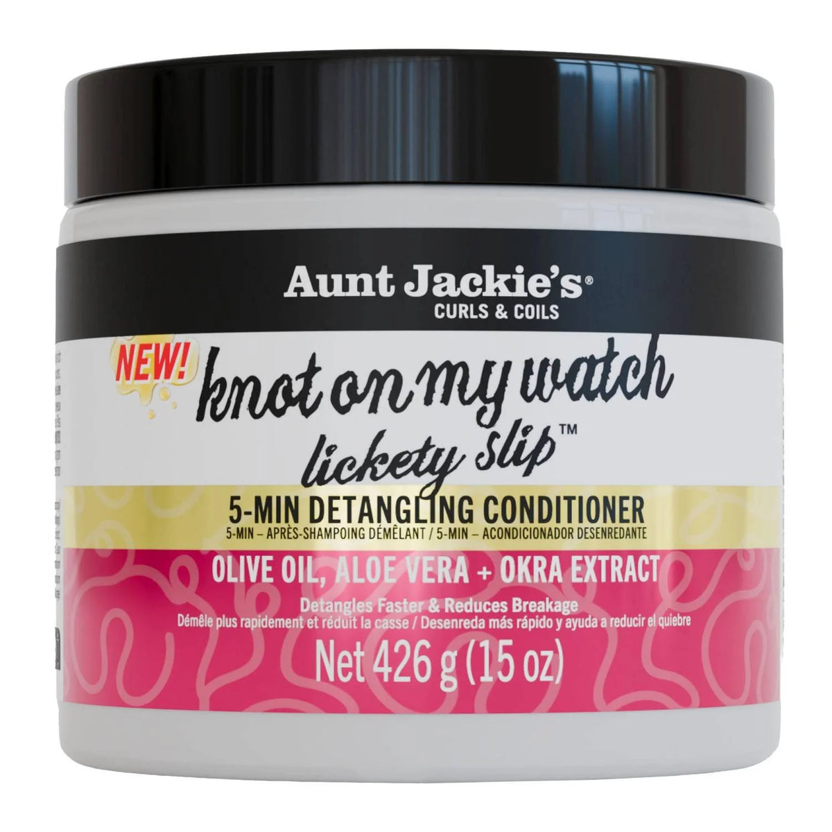 AUNT JACKIE'S KNOT ON MY WATCH 5-MIN DETANGLING CONDITIONER. 15OZ