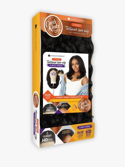 Sensationnel Curls Kinks & CO Y part Kinky straight 18” wig