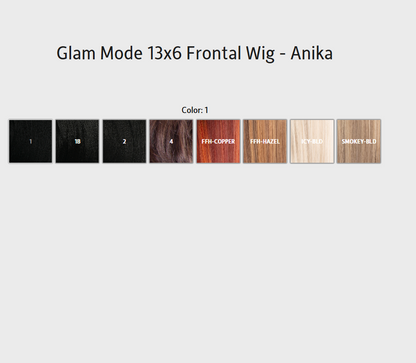 MODEL MODEL GLAM MODE 13X6 frontal wig. ANIKA