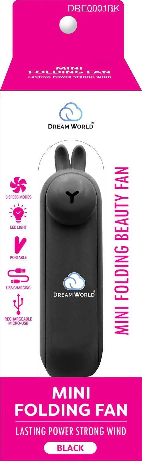 Dream world mini folding fan