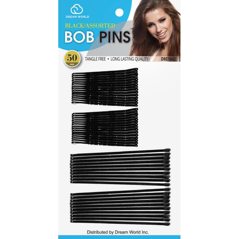 Dream Assorted Sizes Bob Pins 50 Pcs. Dre1042