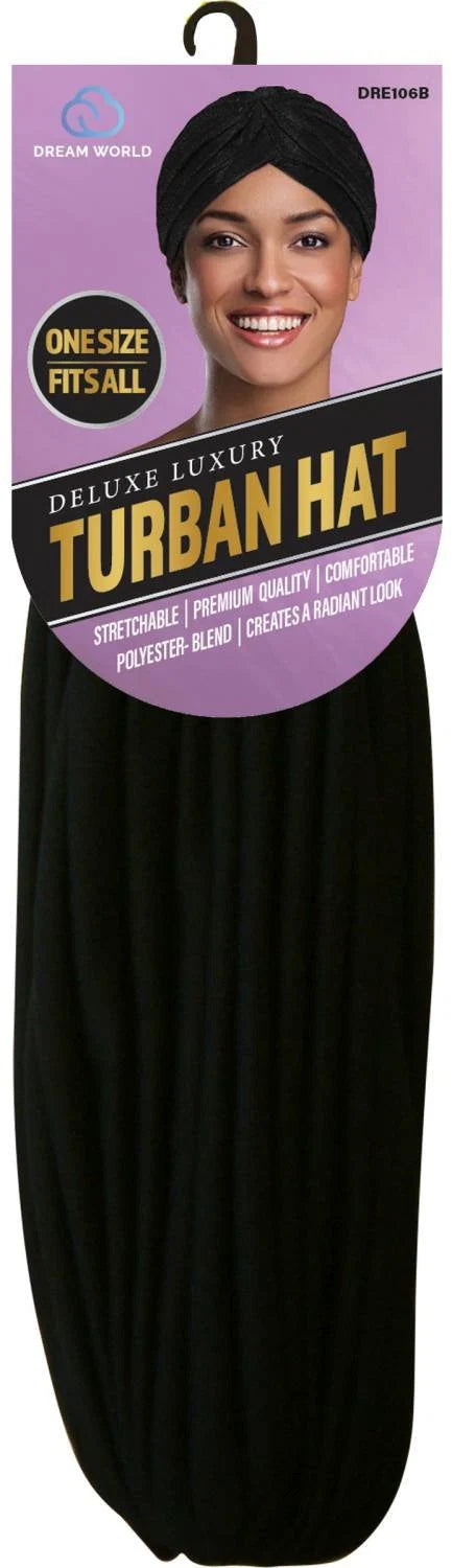 Dream Turban Hat Black dre106b