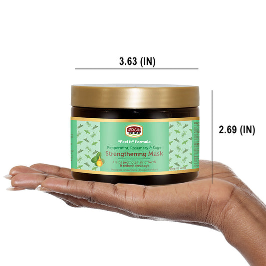 African pride feel it peppermint/ rosemary/ sage mask