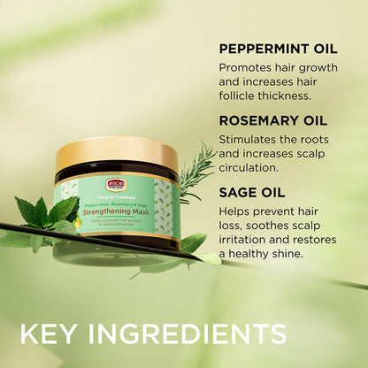 African pride feel it peppermint/ rosemary/ sage mask
