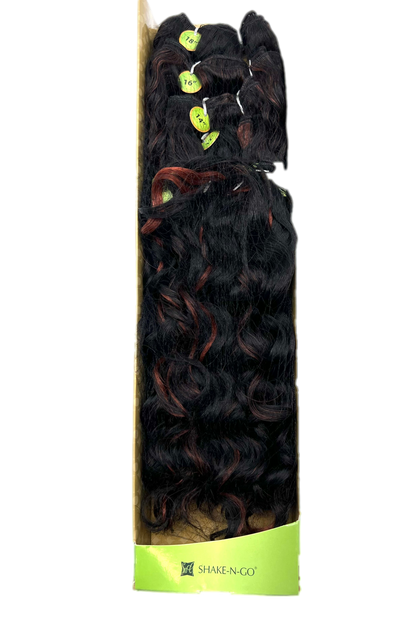 FreeTress Equal Synthetic Hair Weave Appeal Curl 4Pcs + CLOSURE