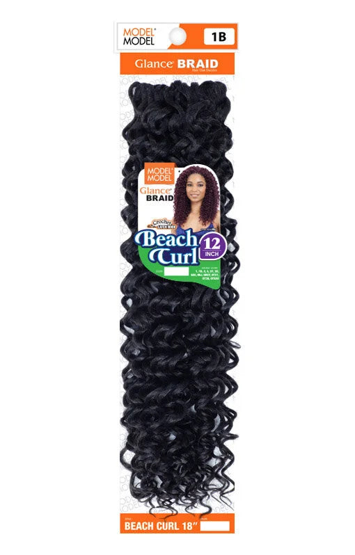 MODEL MODEL GLANCE BRAID BEACH CURL 12"