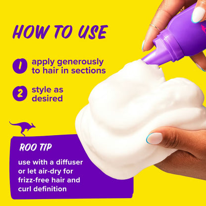 AUSSIE MIRACLE CURLS MOUSSE WITH COCONUT. 6 OZ