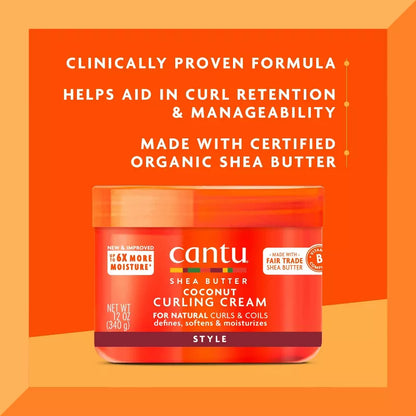 Cantu Shea butter Coconut Curling Cream