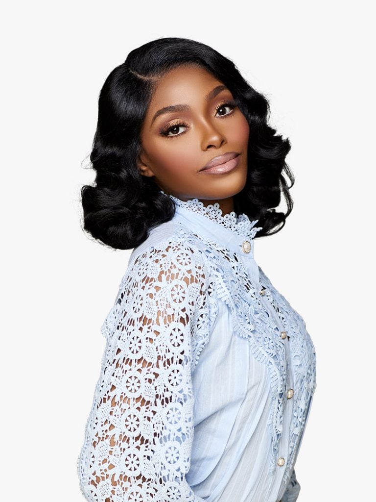 Sensationnel Glamora lace wig. Glam unit 3