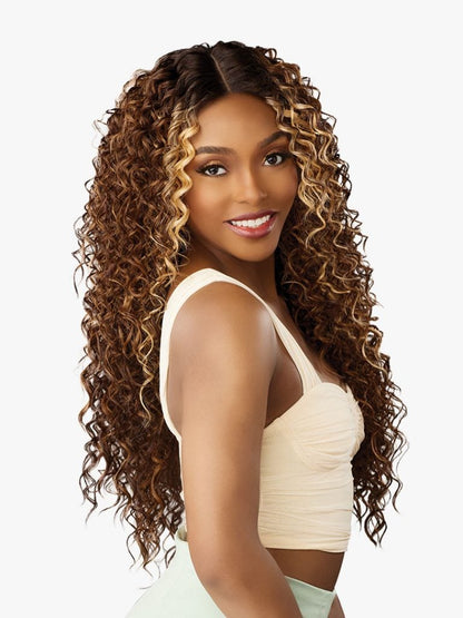 SENSATIONNEL GLAMZY HD LACE PART WIG. ZINNIA