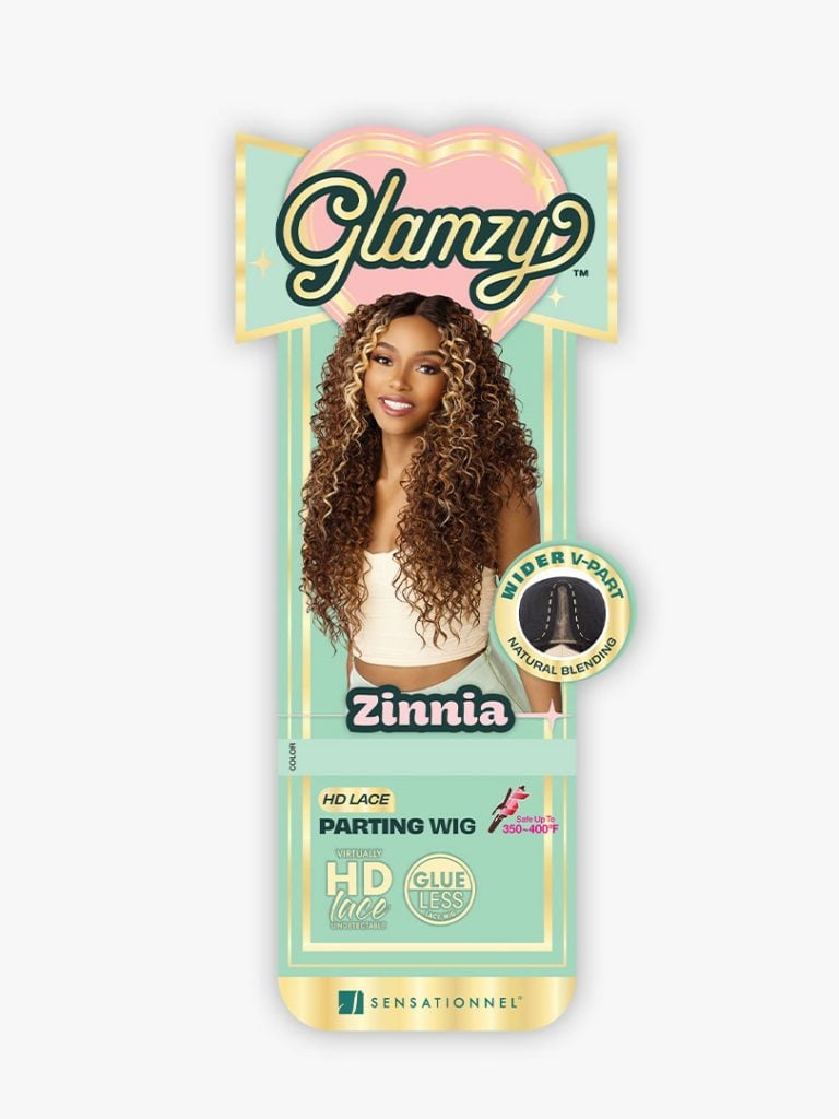 SENSATIONNEL GLAMZY HD LACE PART WIG. ZINNIA