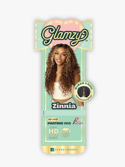 SENSATIONNEL GLAMZY HD LACE PART WIG. ZINNIA