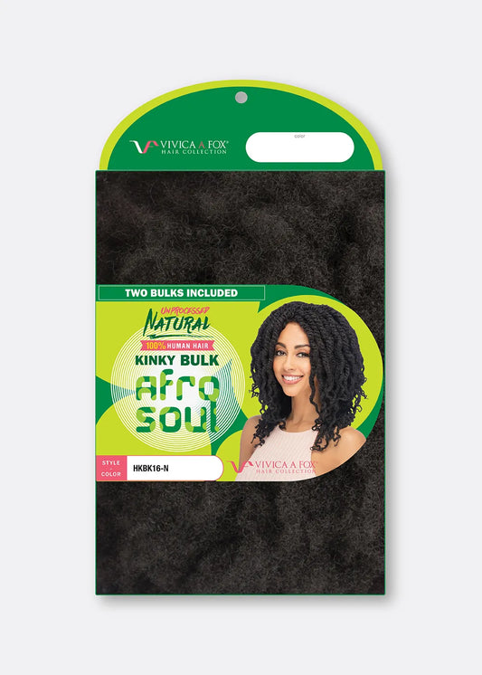 Vivica A. Fox Natural Hair Kinky Bulk (HKBK16-N)