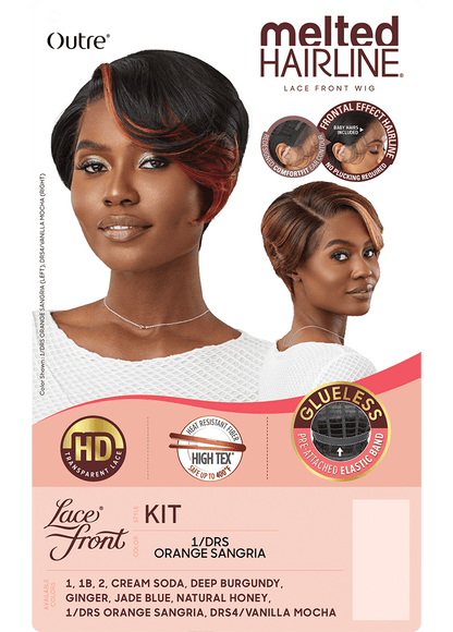 OUTRE MELTED HAIRLINE LACE FRONT WIG. KIT