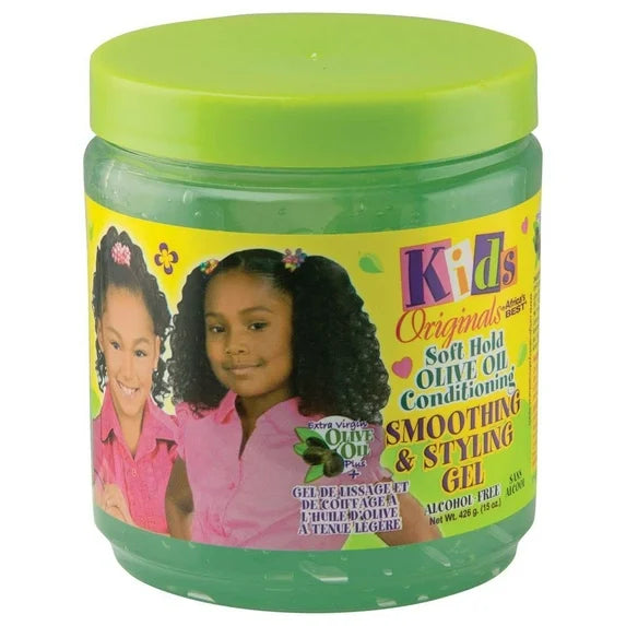 Africa’s best originals kids olive oil styling gel. 15oz