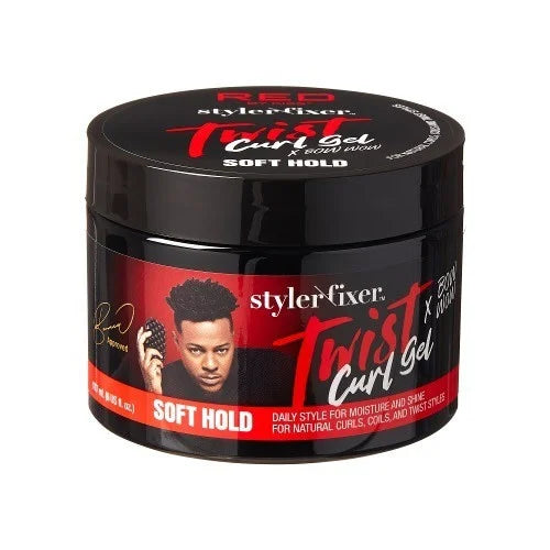 Red by Kiss Styler Fixer Twist Curl Gel X Bow Wow Soft Hold 6oz. STG01