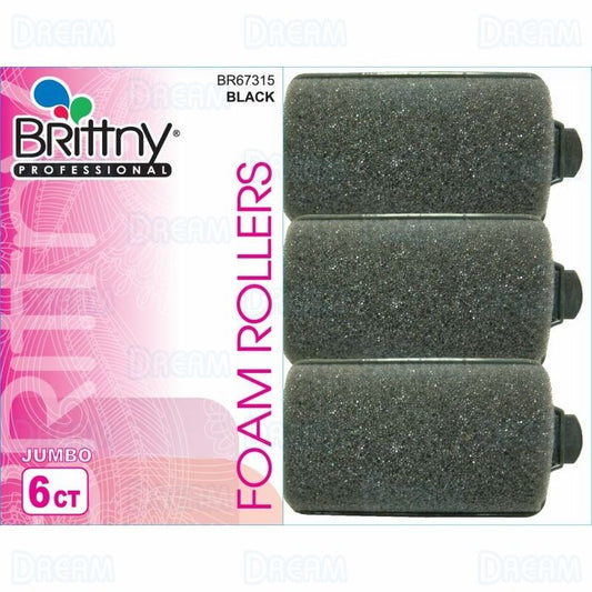 Dream Foam Rollers jumbo. 6pcs, black. Br67315