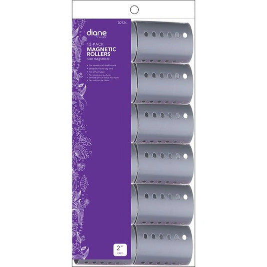 Diane D2724 Mag Roller 2" Grey 12 Pack