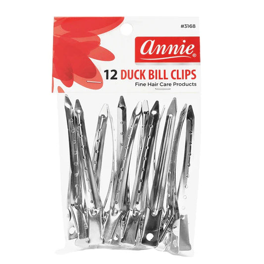 Annie duck bill clips. 12pcs. #3168