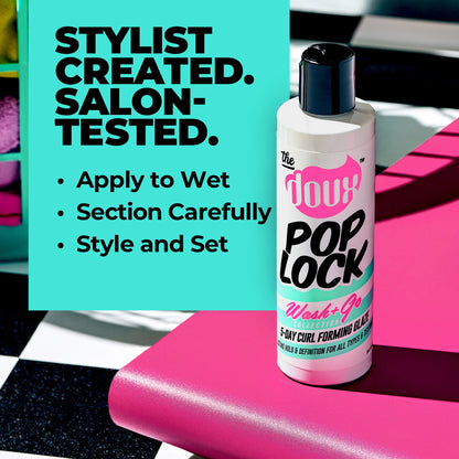 DOUX POP LOCK 5-DAY CURL FORMING GLAZE. 8 oz