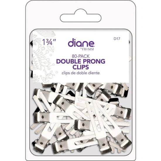 Diane Double Prong Clips 80ct. D17