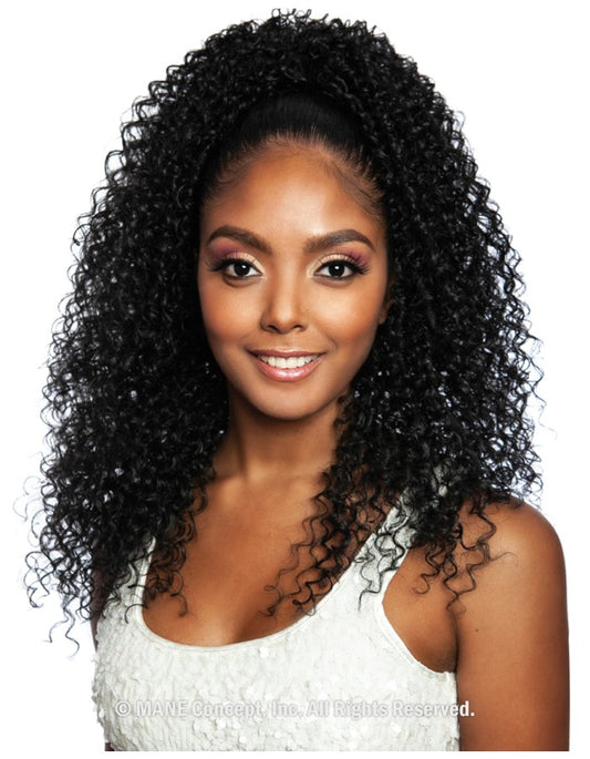 Mane concept BSWNT06-KEY CURL WNT 20" drawstring ponytail