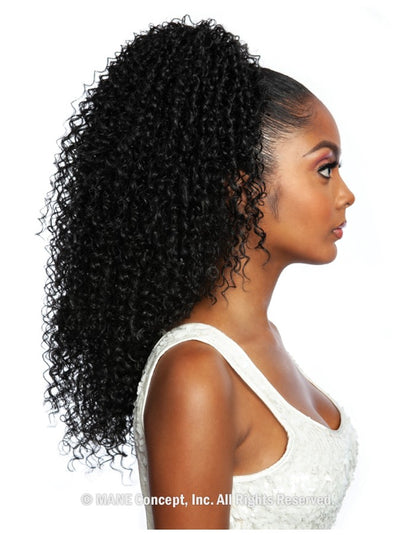 Mane concept BSWNT06-KEY CURL WNT 20" drawstring ponytail