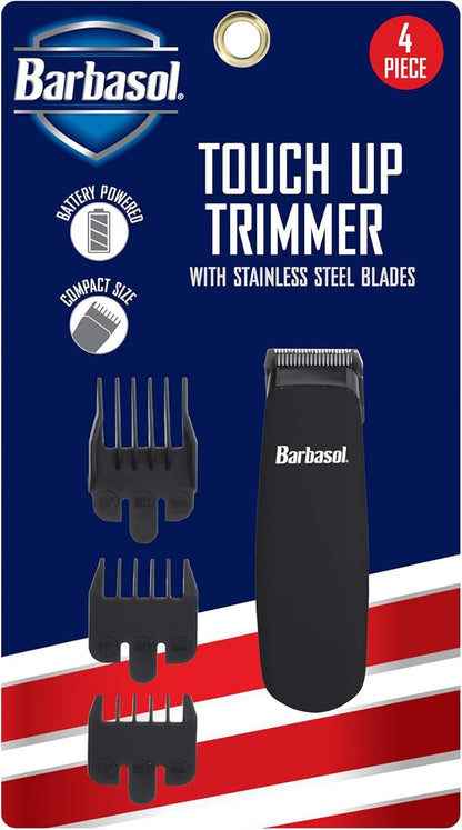 Barbasol Battery Powered Touch Up Trimmer 4 Piece Set