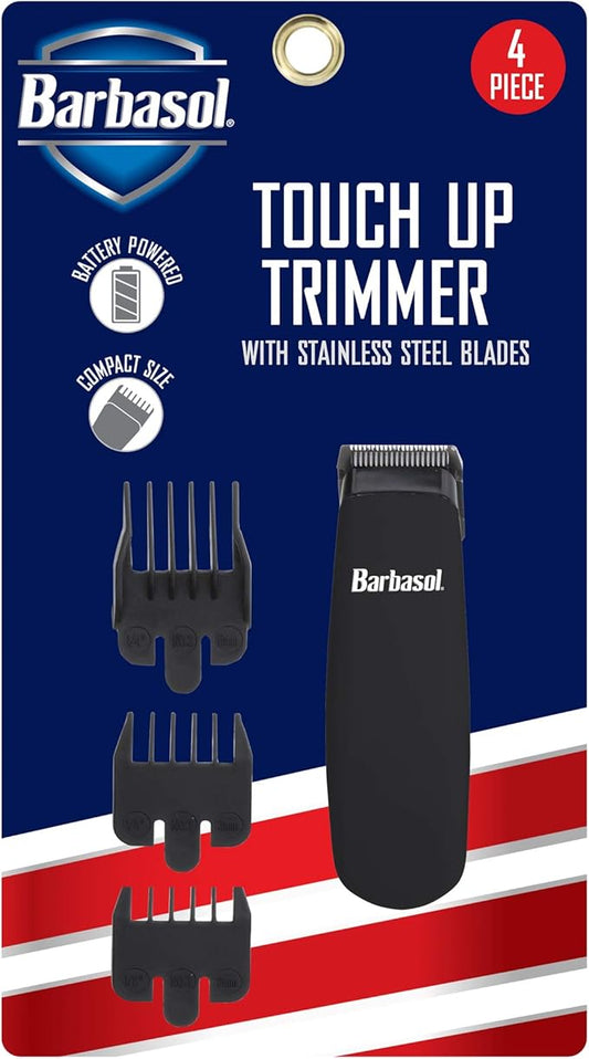 Barbasol Battery Powered Touch Up Trimmer 4 Piece Set
