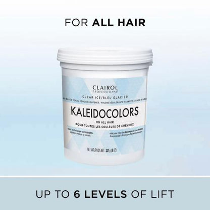 Clairol Kaleidocolors Clear Ice Powder Lightener Tub 8oz