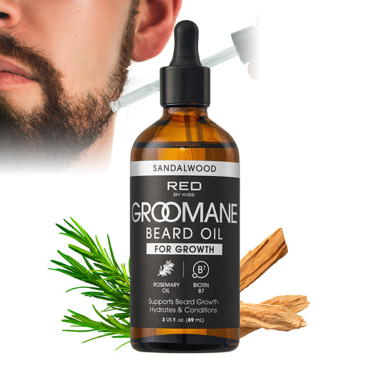 Red by Kiss groomane growth beard oil. 3oz