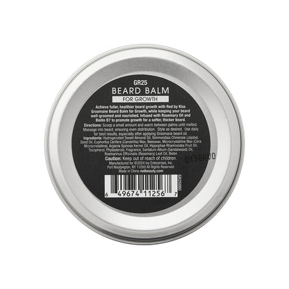 Red by Kiss Groomane growth beard balm. Sandalwood. GR25
