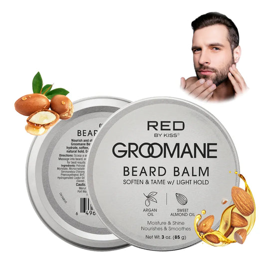 Red by Kiss Groomane beard balm. Sandalwood. GR22