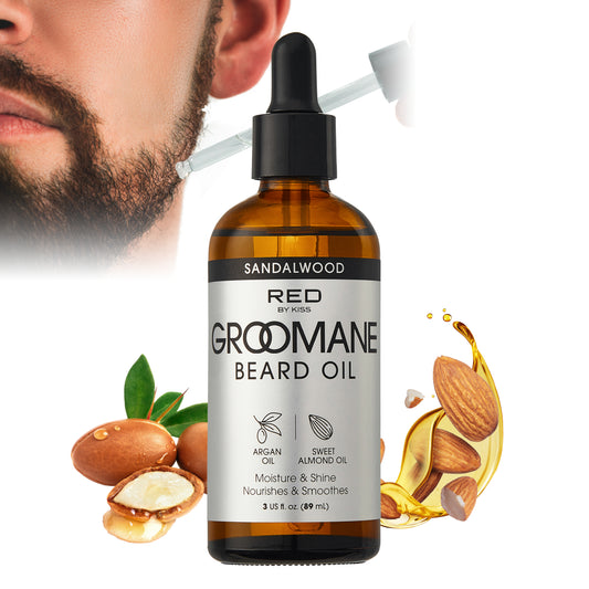 Red by Kiss groomane beard oil. 3oz.