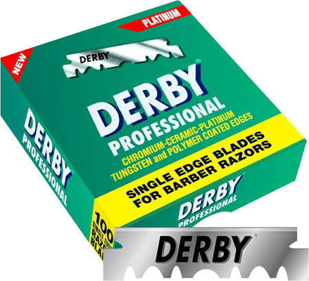 Derby single edge blade. 100 blades