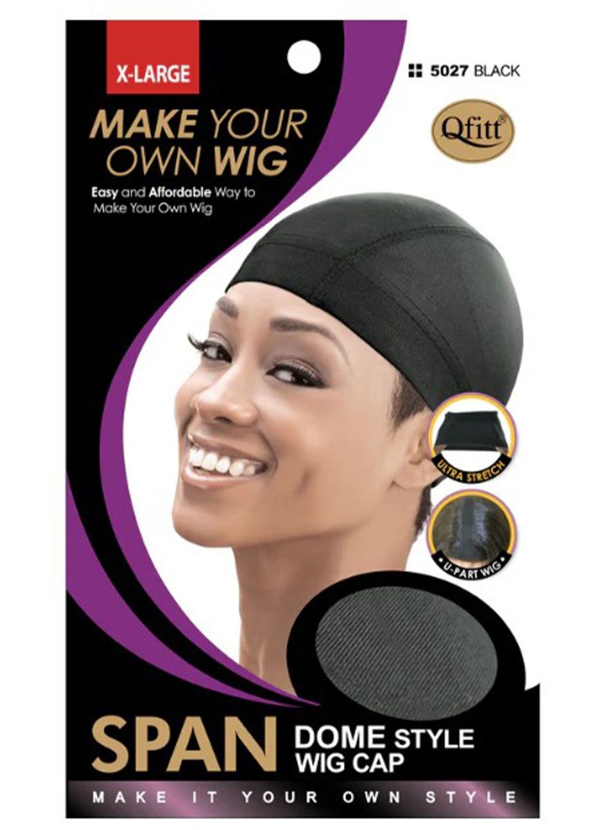 MM Spandex Dome Cap XL. Black. 5027