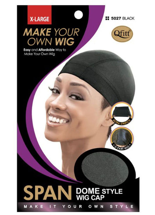 MM Spandex Dome Cap XL. Black. 5027
