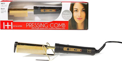 Annie Hot & Hotter electric pressing comb. #5838