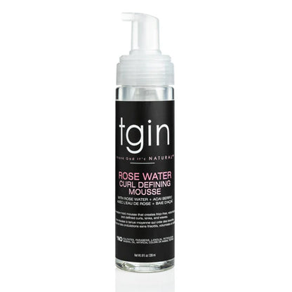 TGIN rose water curl defining mousse.  8oz